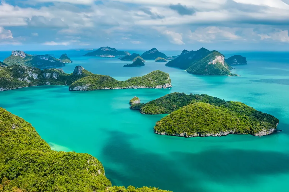 Ang Thong Marine Park aerial view