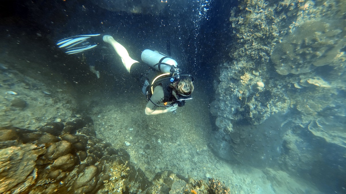 Plongeur sous-marin Koh Tao en immersion