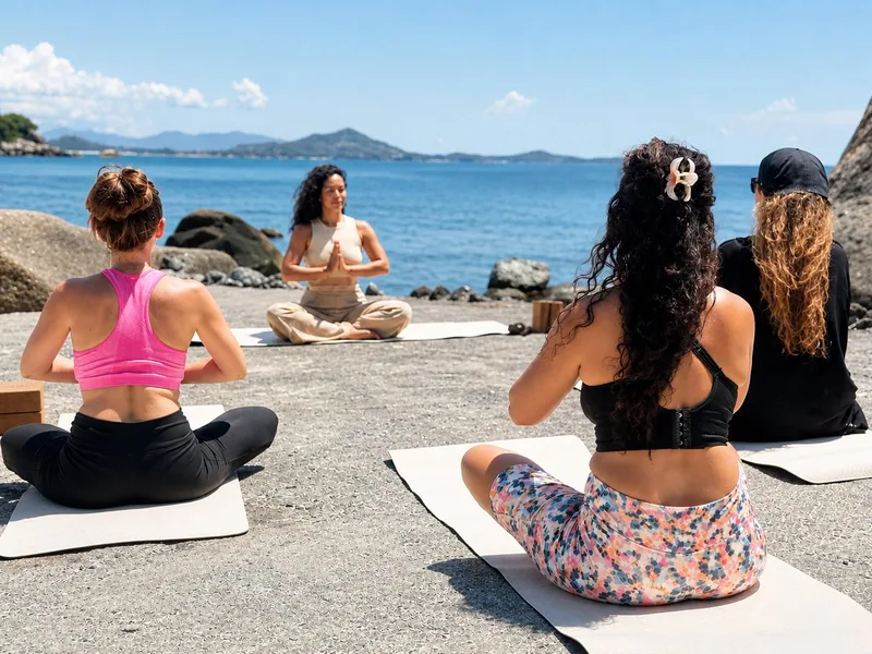 Yoga prive a domicile Koh Samui - meditation bord de mer, 60 ou 90 min